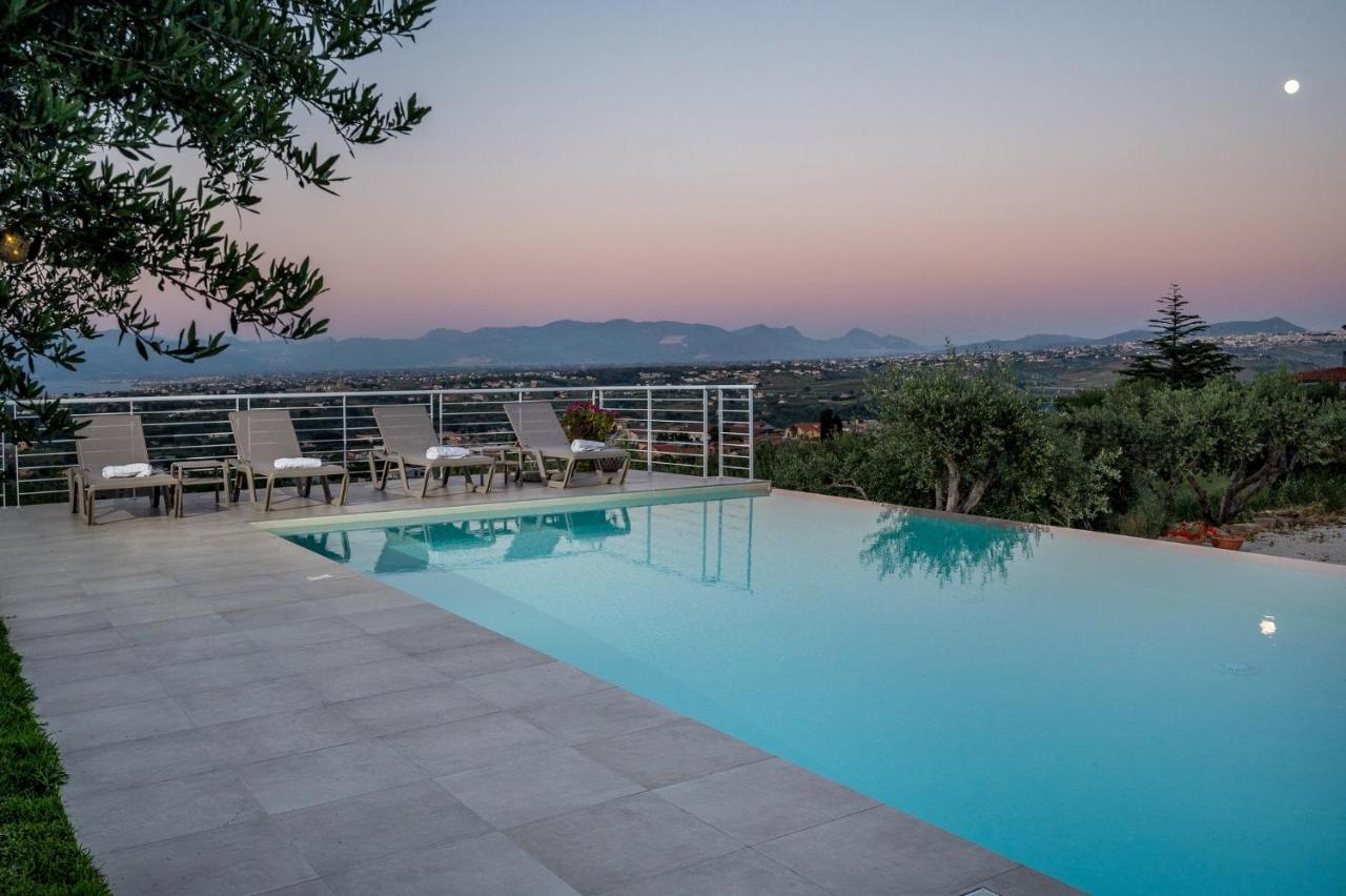 Villa Maria Con Piscina E Vista Mare Castellammare del Golfo Bagian luar foto
