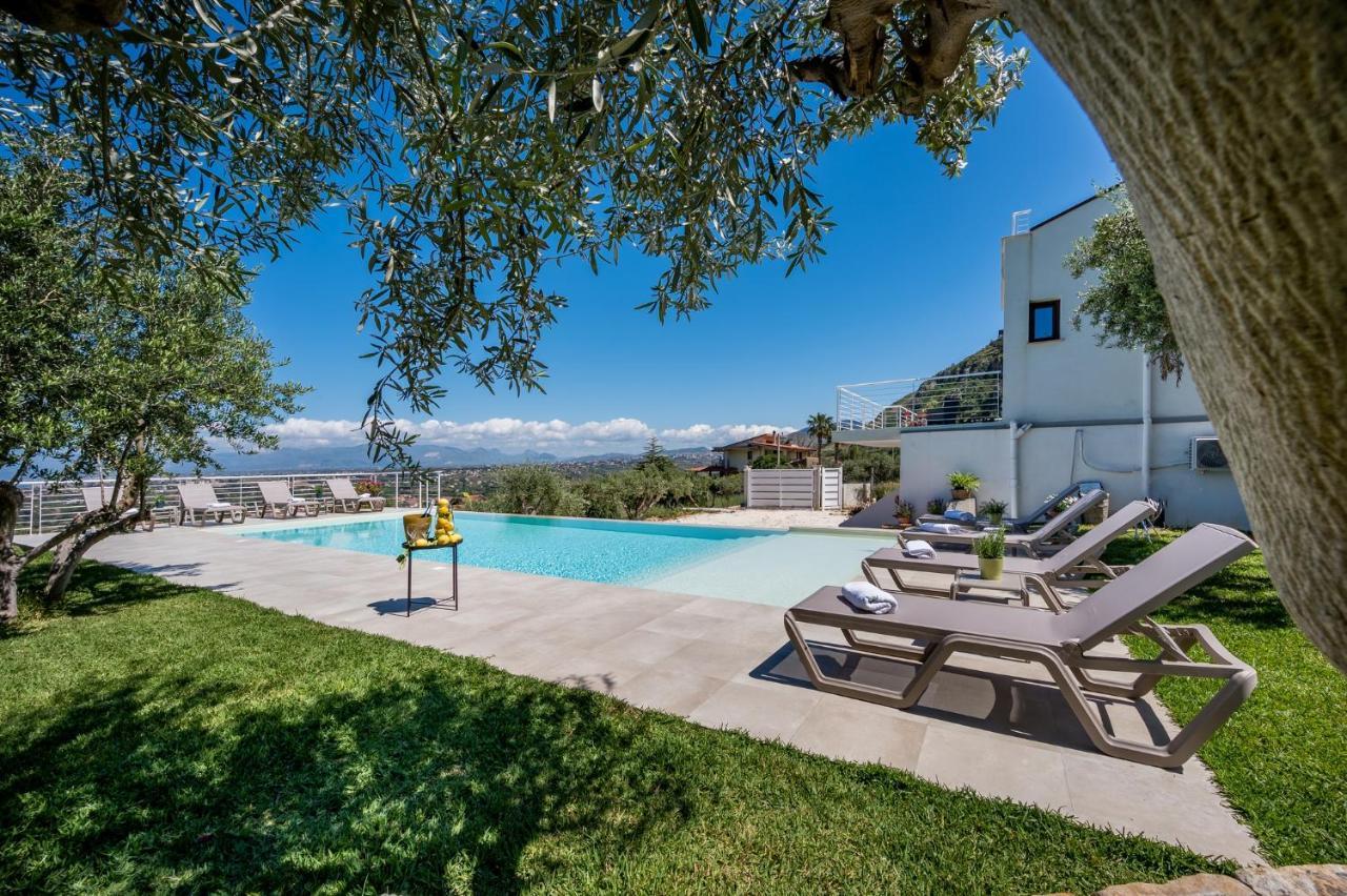 Villa Maria Con Piscina E Vista Mare Castellammare del Golfo Bagian luar foto