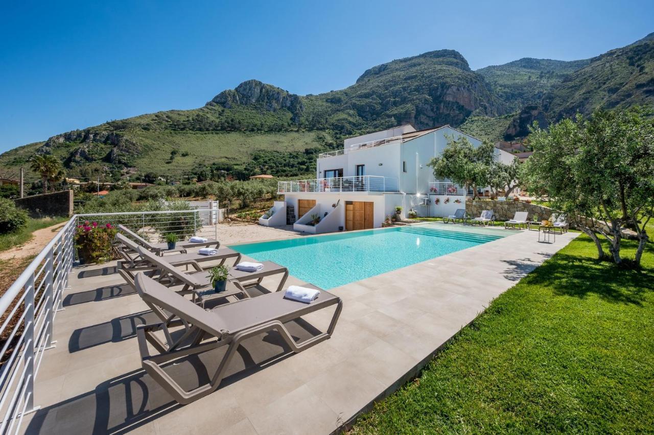 Villa Maria Con Piscina E Vista Mare Castellammare del Golfo Bagian luar foto