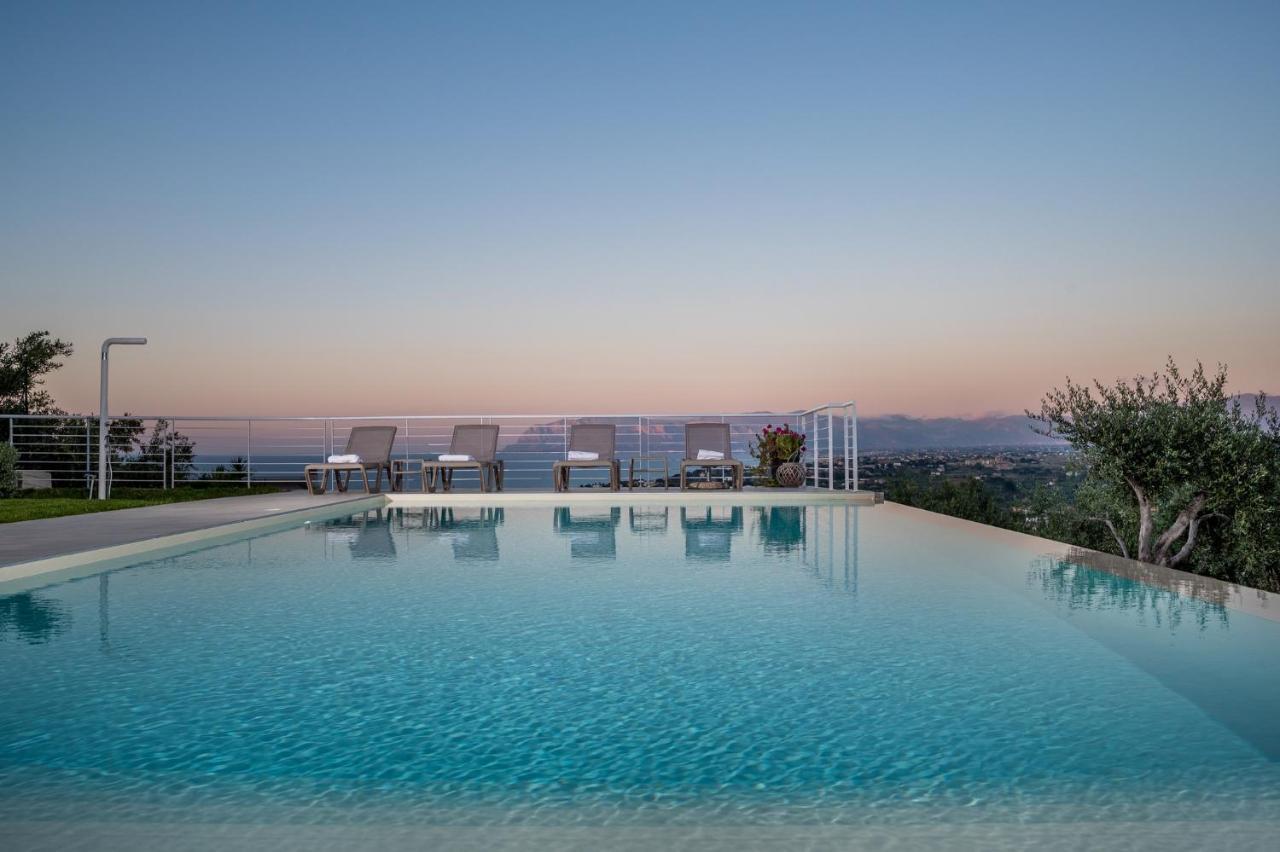 Villa Maria Con Piscina E Vista Mare Castellammare del Golfo Bagian luar foto